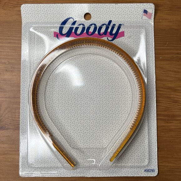Vintage Goody Full Size Headband 1995 Brown Tortoise 08290 Made In USA 90s Prop - Picture 1 of 6